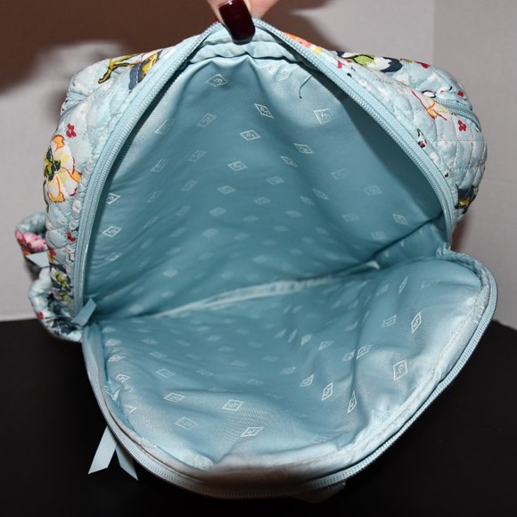 Vera Bradley Campus Trolly Sleeve Backpack Floatin